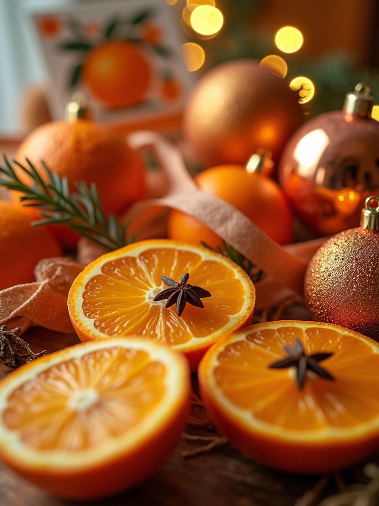 orange scented holiday greetings