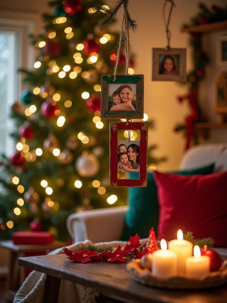 personalized holiday photo ornaments