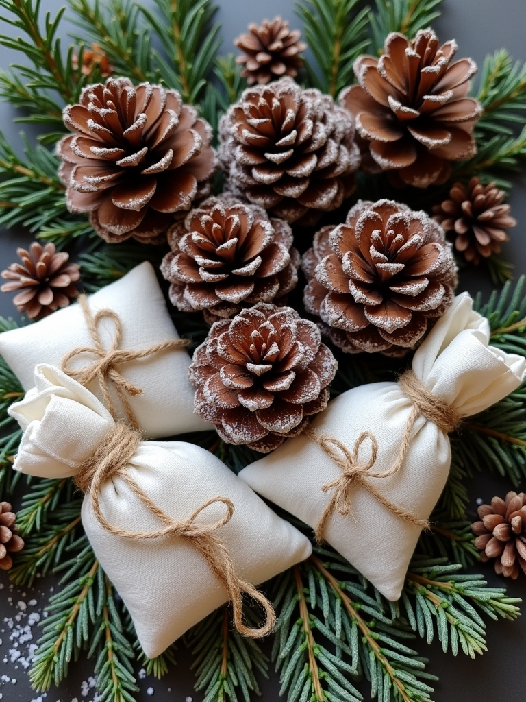 pinecone scented sachets recipe
