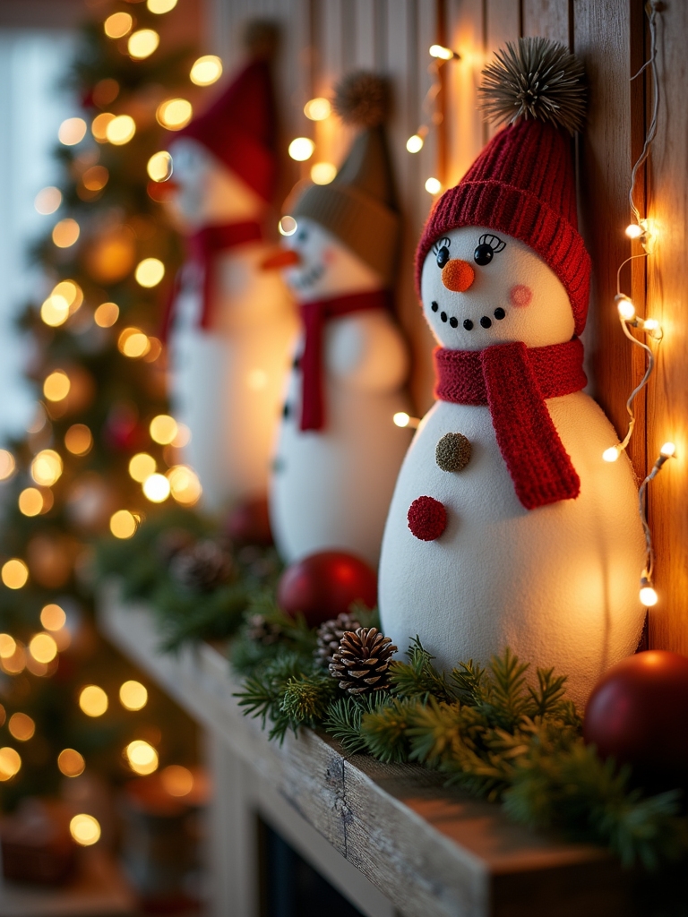 snowman wall hanging ideas