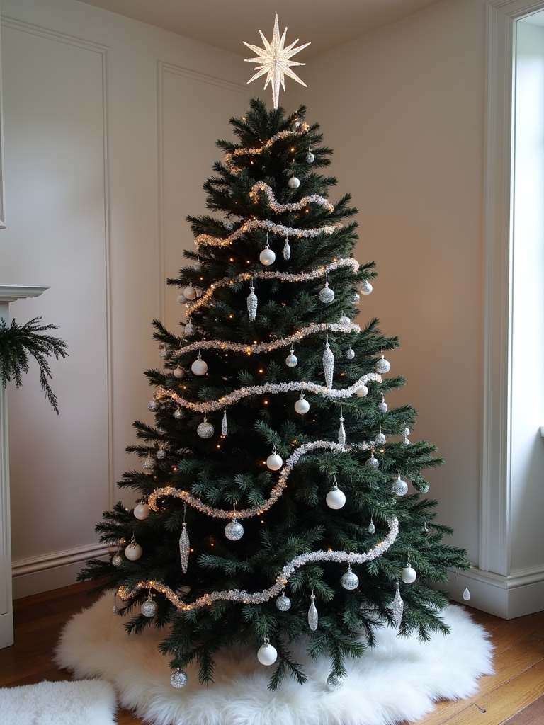 sparkling crystal tree accents