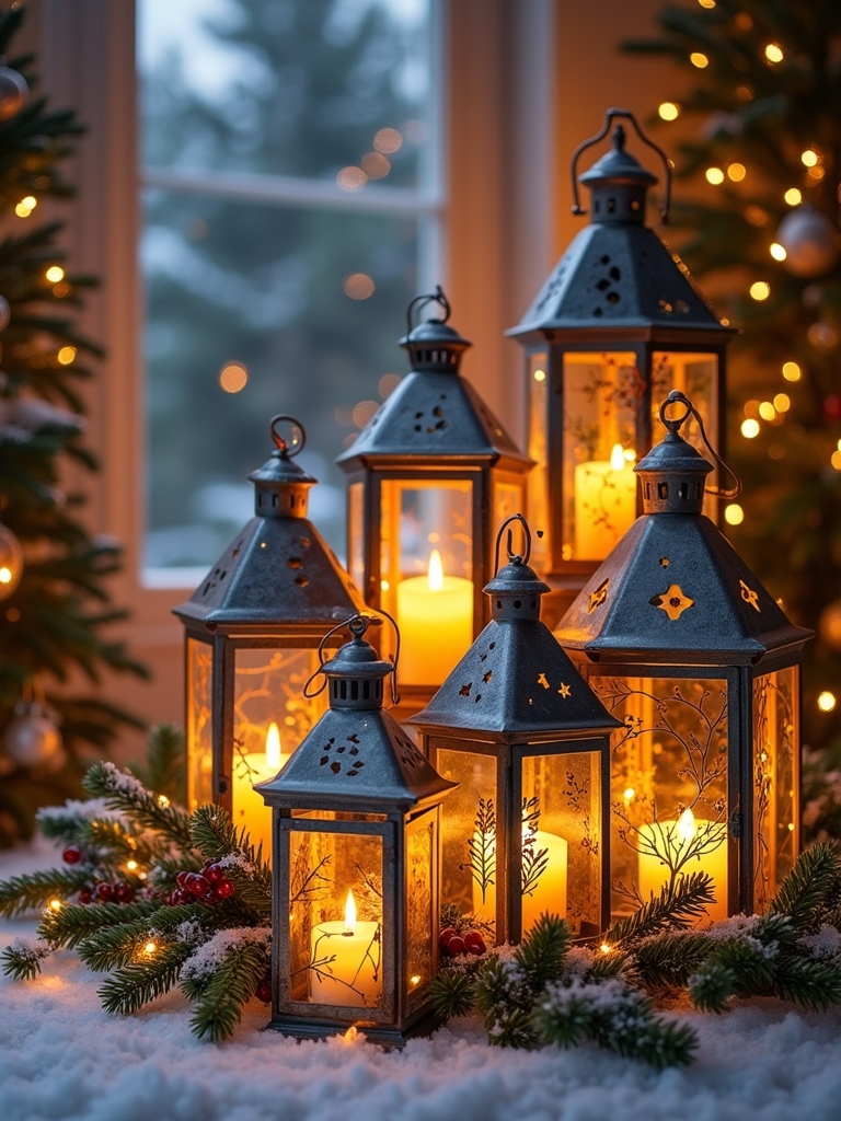 stunning layered lantern displays
