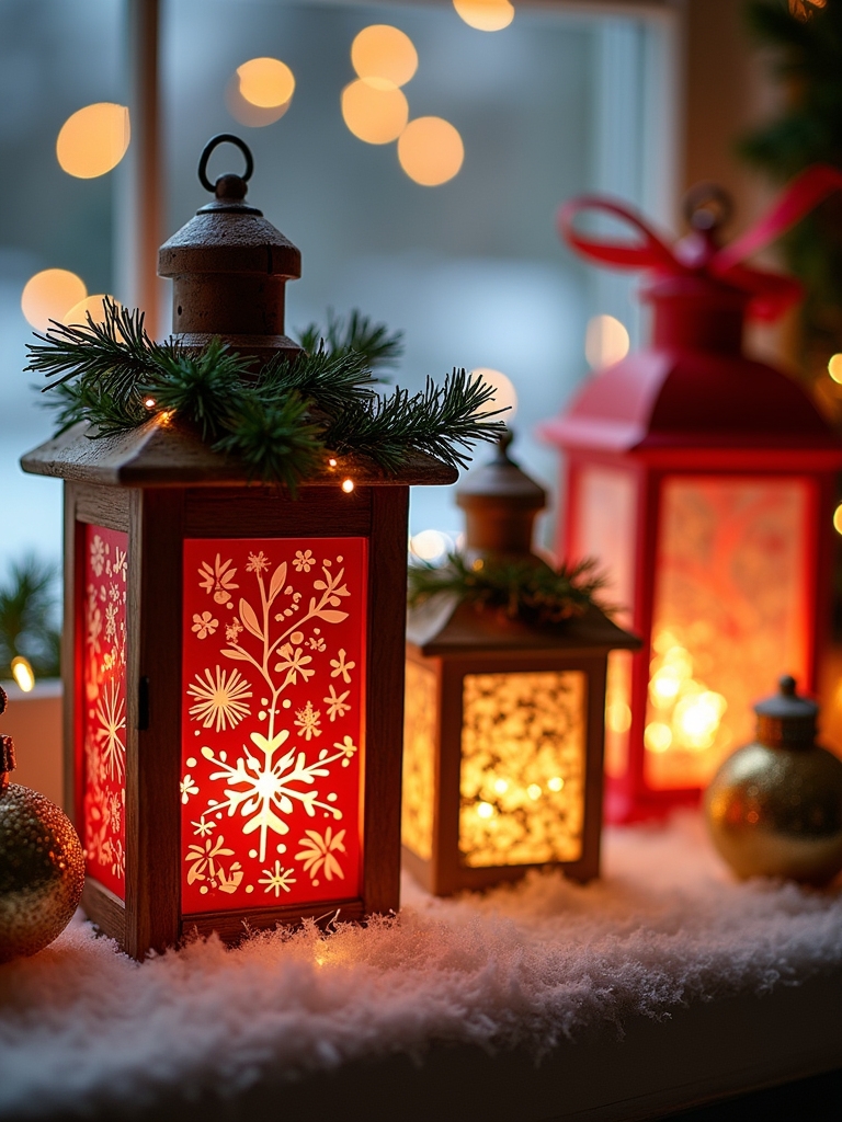 themed festive lantern displays