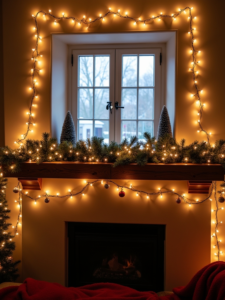 transform home with string lights