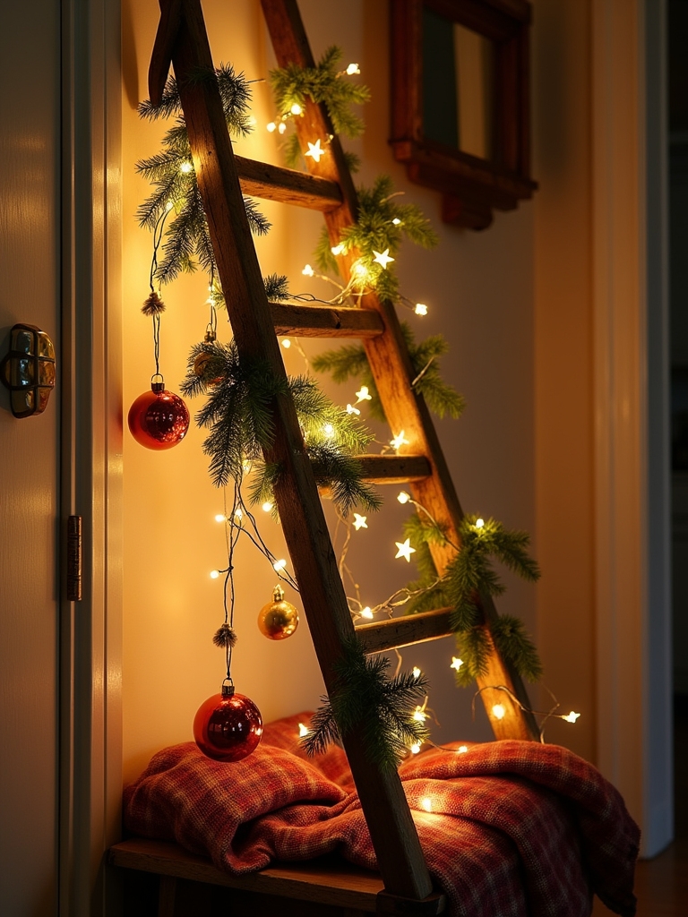 twinkling lights enhance ambiance