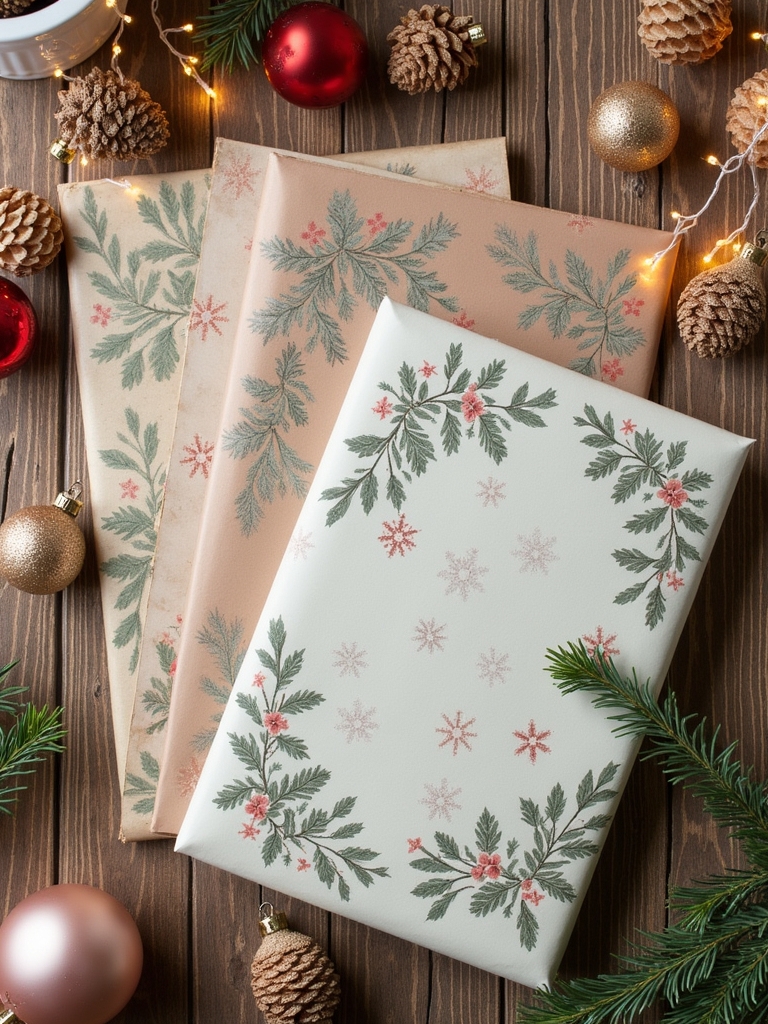 vintage gift wrapping charm
