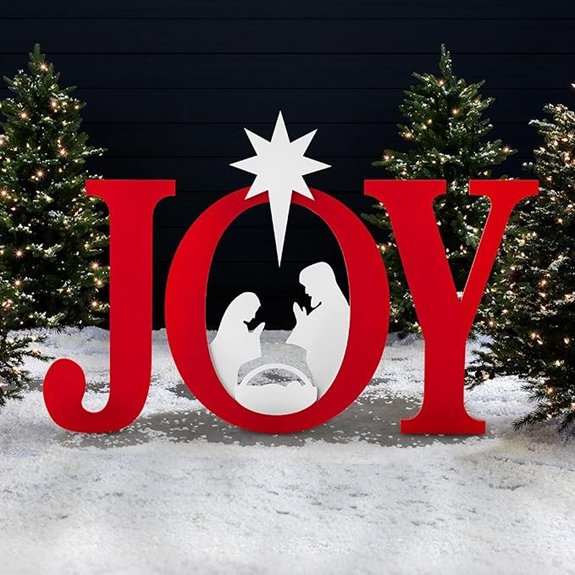 Best Choice 46in Outdoor Nativity Yard Decoration